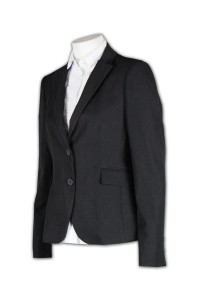 BWS029 women business suit made hk medium coat suits design suits supplier hk company  affordable women's business suits